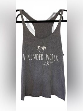 Next Level Apparel Gray Racerback Tank